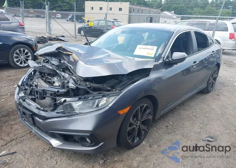 2021 Honda Civic Sport из США, поврежденный, VIN 2HGFC2F87MH518295